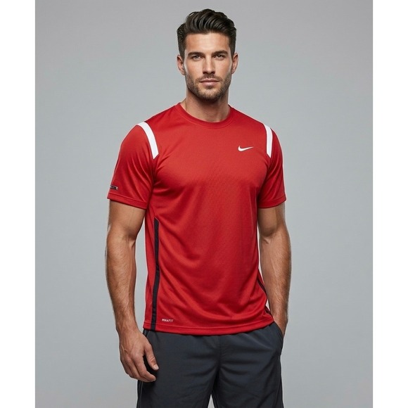 Nike Other - Nike FIT CTR360 Mens Soccer Training Jersey XL Red White Black 378447-611